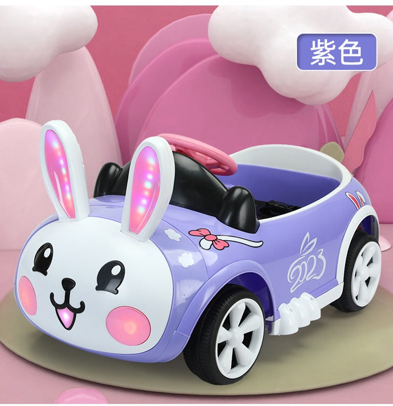 Auto carro de niño con diseño rabbit electrico 380 watts