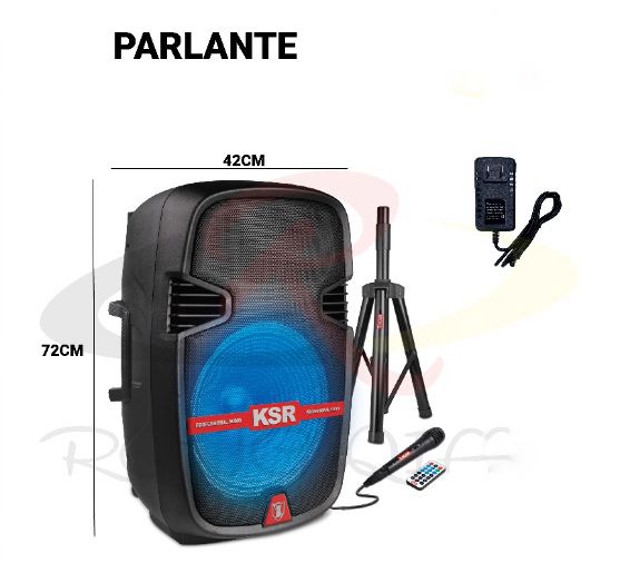 Parlante con tripode 15" potente 25000W