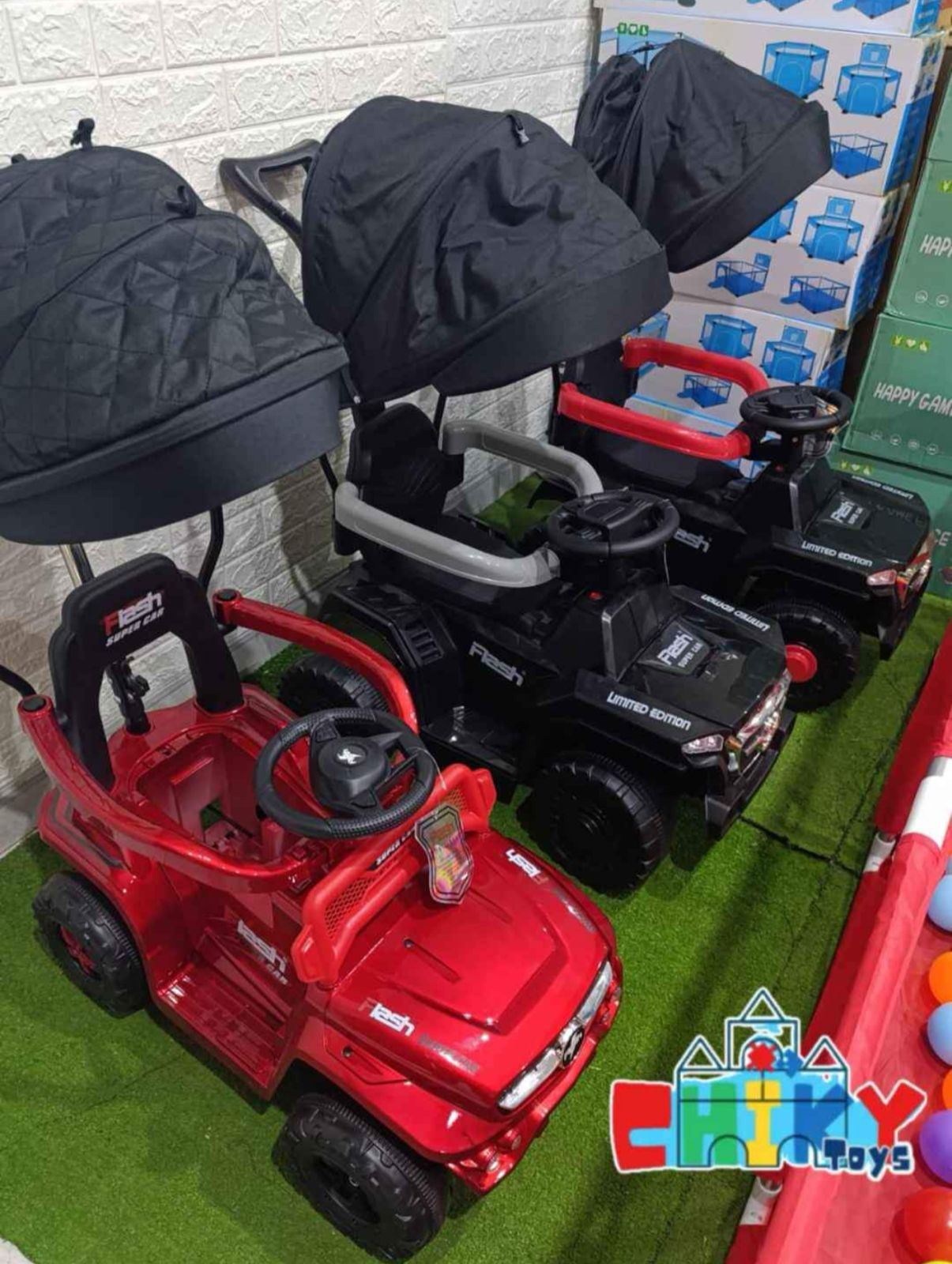Buggy modelo Jeep con techo y luces BC-04T