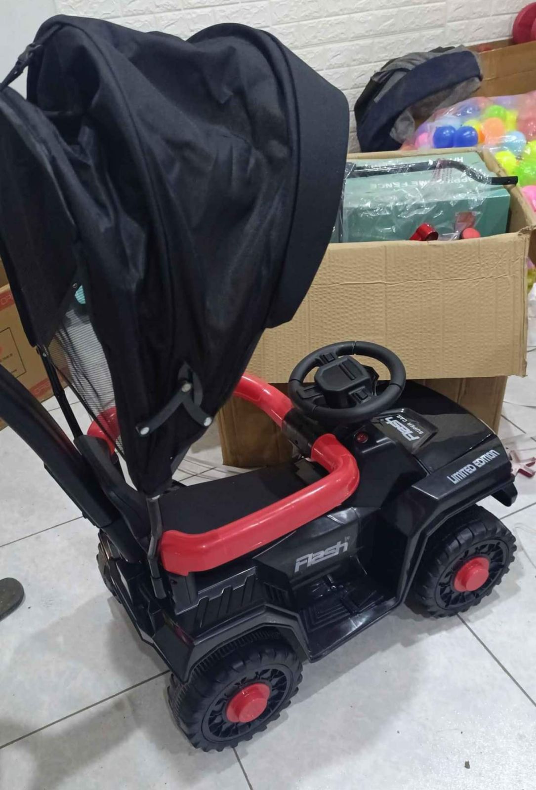 Buggy modelo Jeep con techo y luces BC-04T