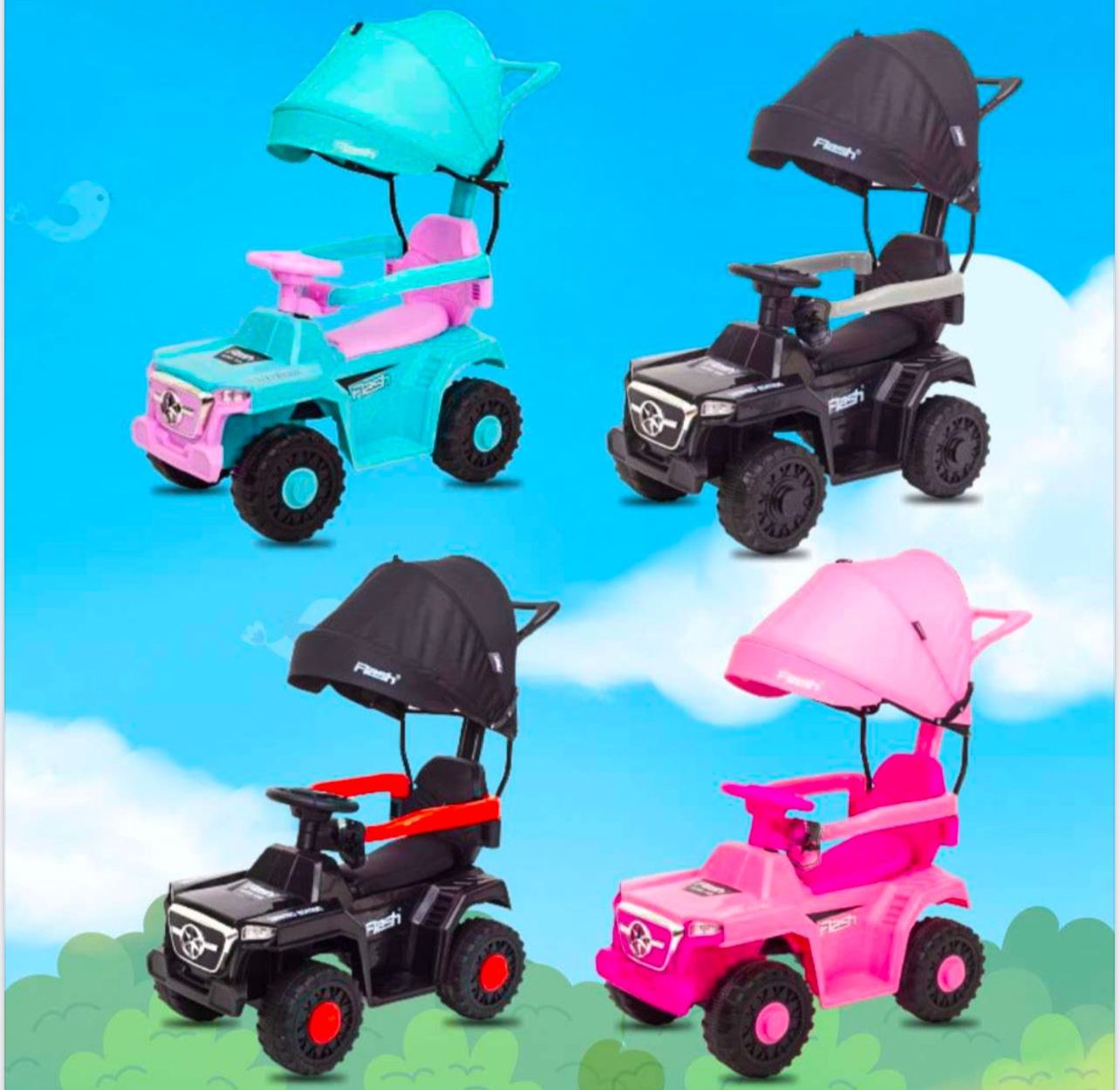 Buggy modelo Jeep con techo y luces BC-04T