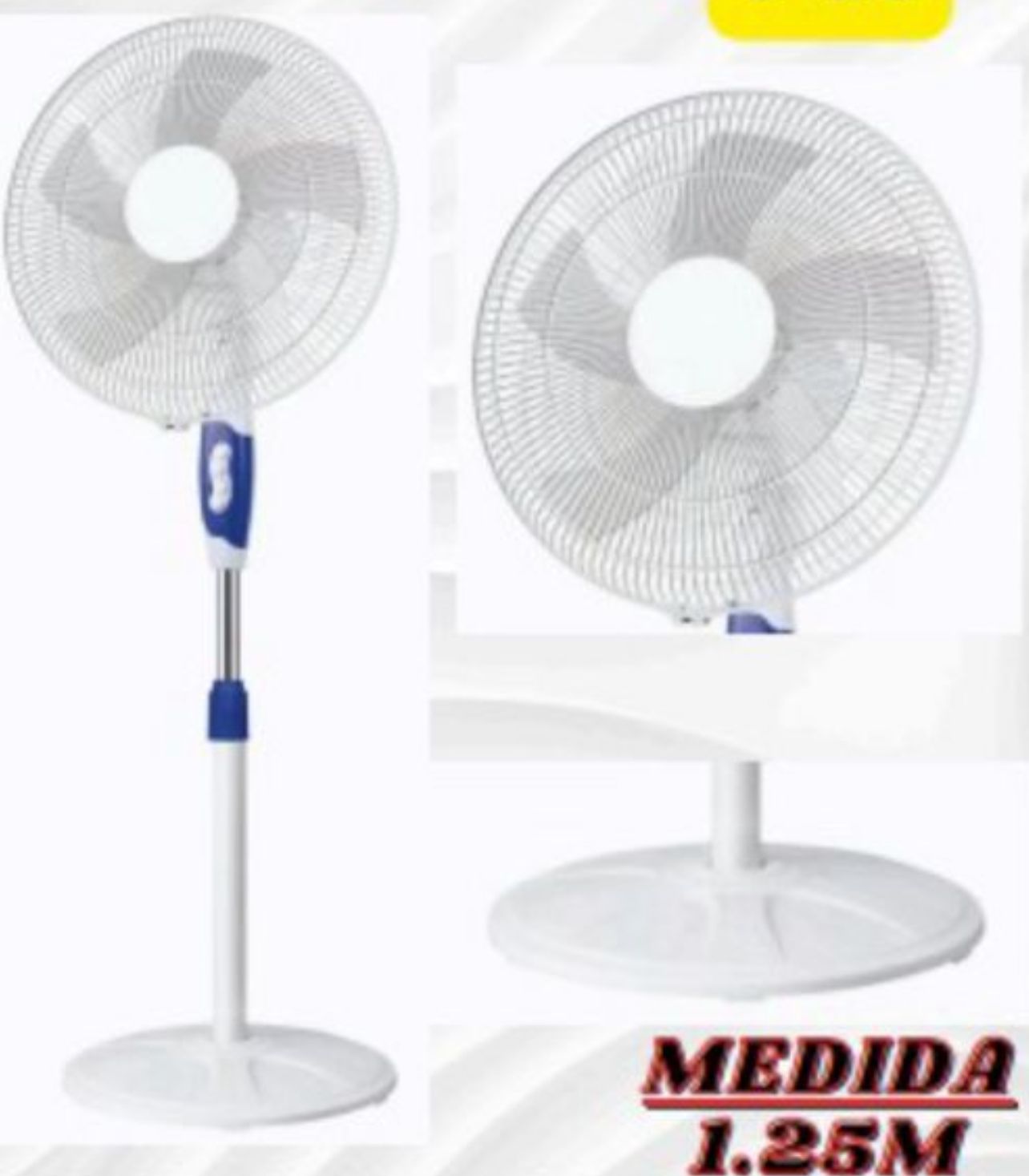 Ventilador C-16 de PVC 50W con cinco helices 16"