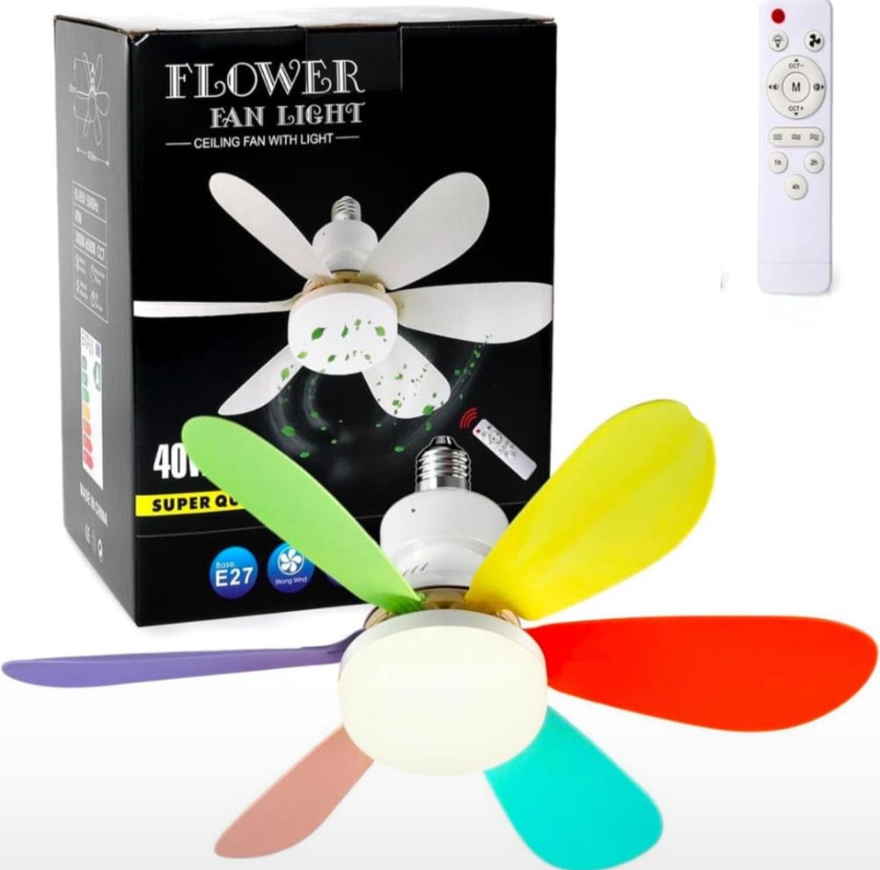 Foco ventilador con hélices NW-2007 con control