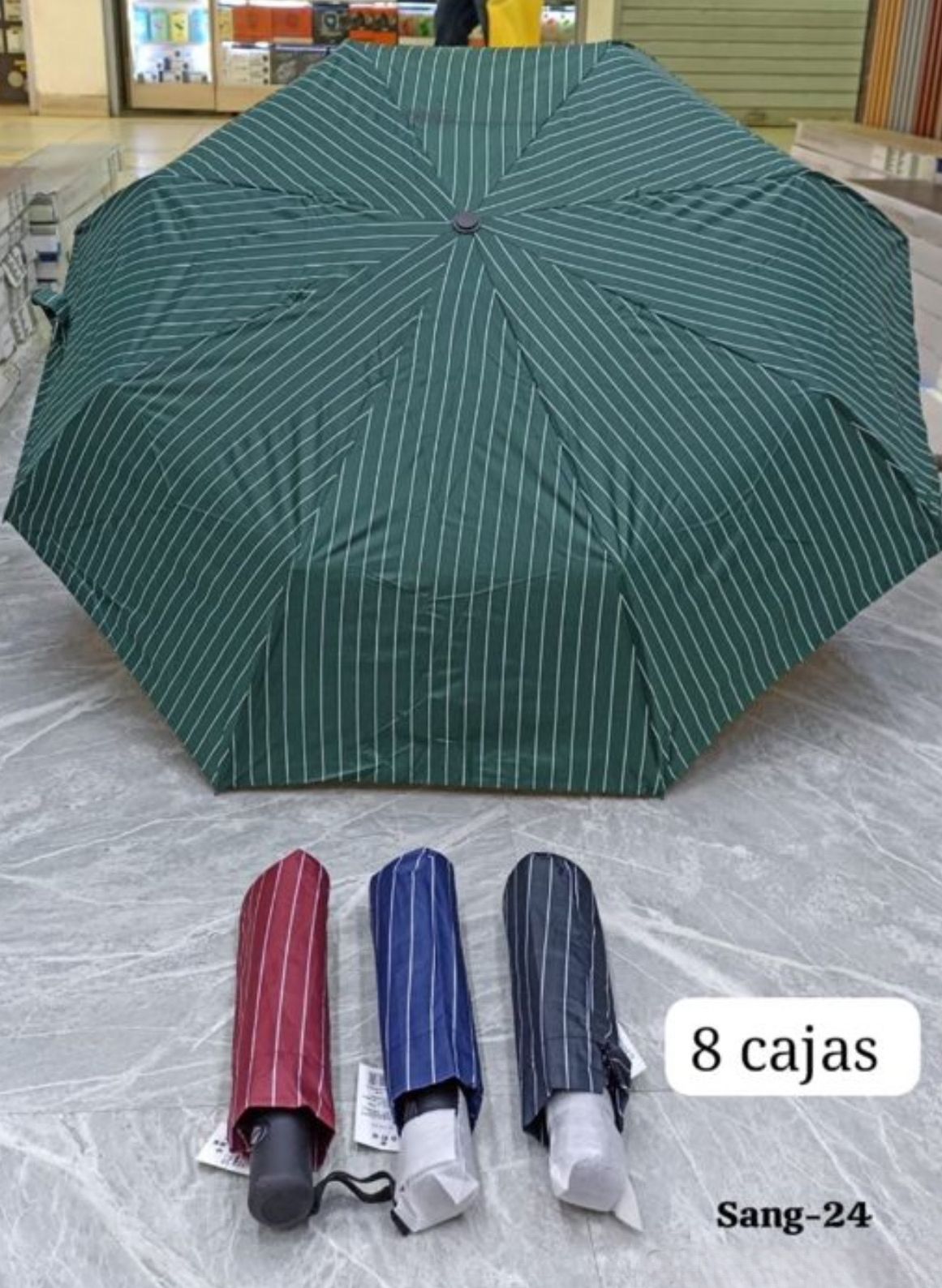 Sombrilla de cartera plegable portátil protección UV