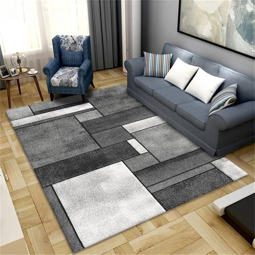 Alfombra antideslizante de terciopelo 200x300cm borde reforzado