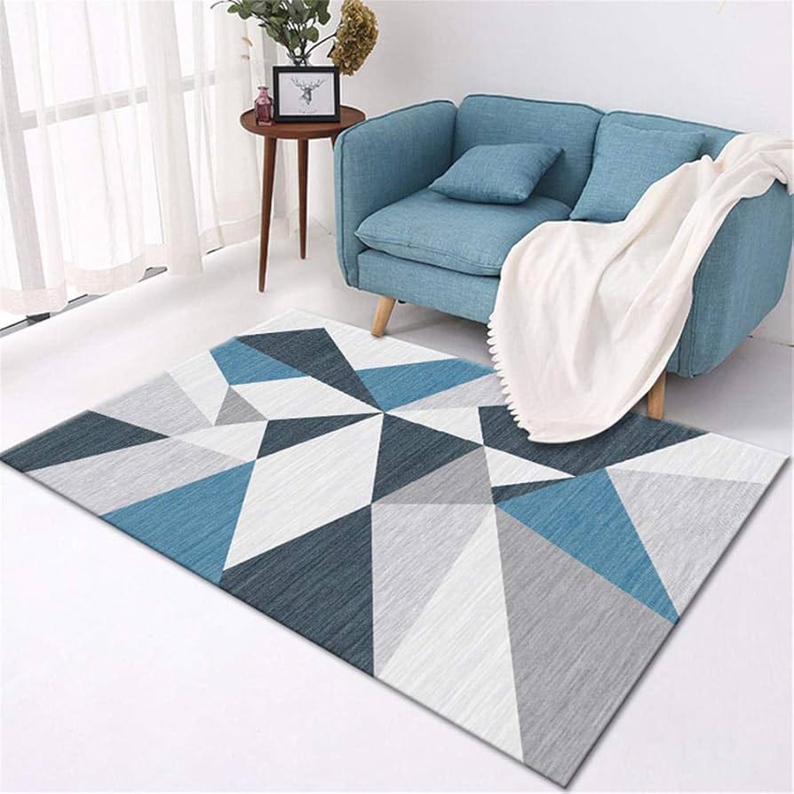 Alfombra antideslizante de terciopelo 200x300cm borde reforzado