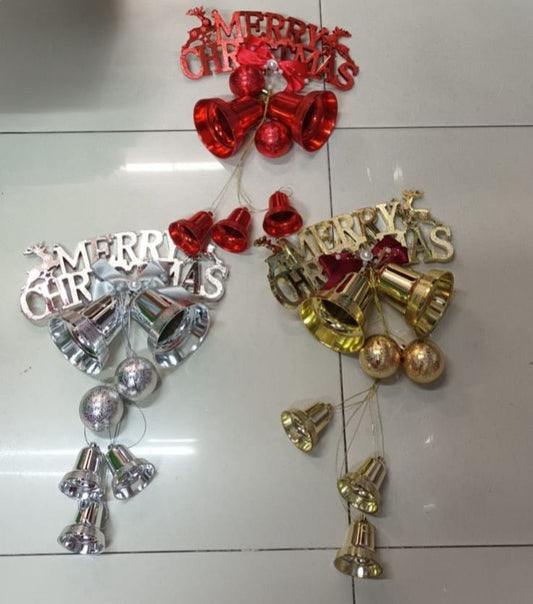 Campana navideña pvc decoración navidad ZZ9763