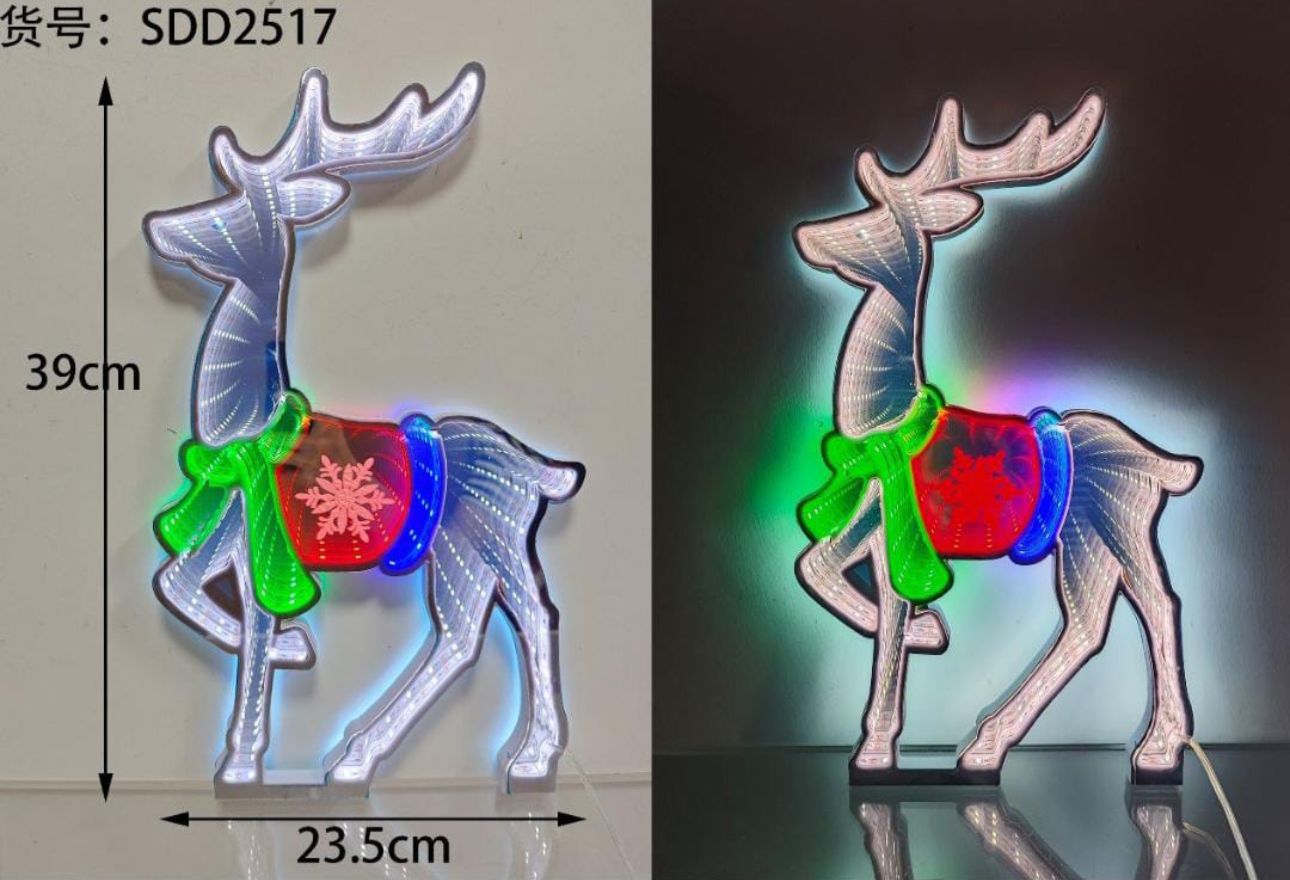 Figuras led navidad con luces incluidas varios 39cm x 23cm CLSDD25