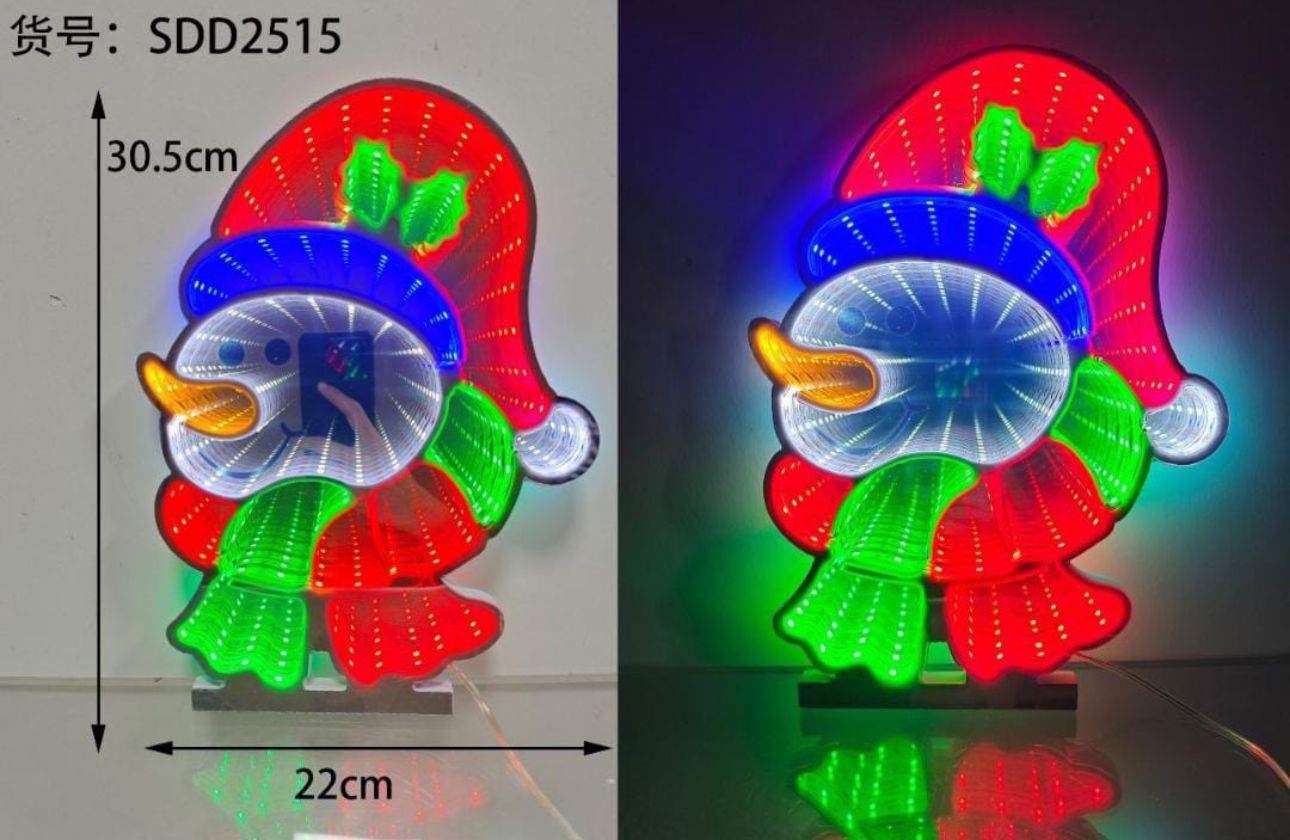 Figuras led navidad con luces incluidas varios 39cm x 23cm CLSDD25