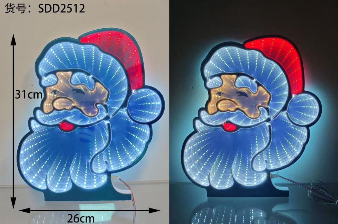 Figuras led navidad con luces incluidas varios 39cm x 23cm CLSDD25