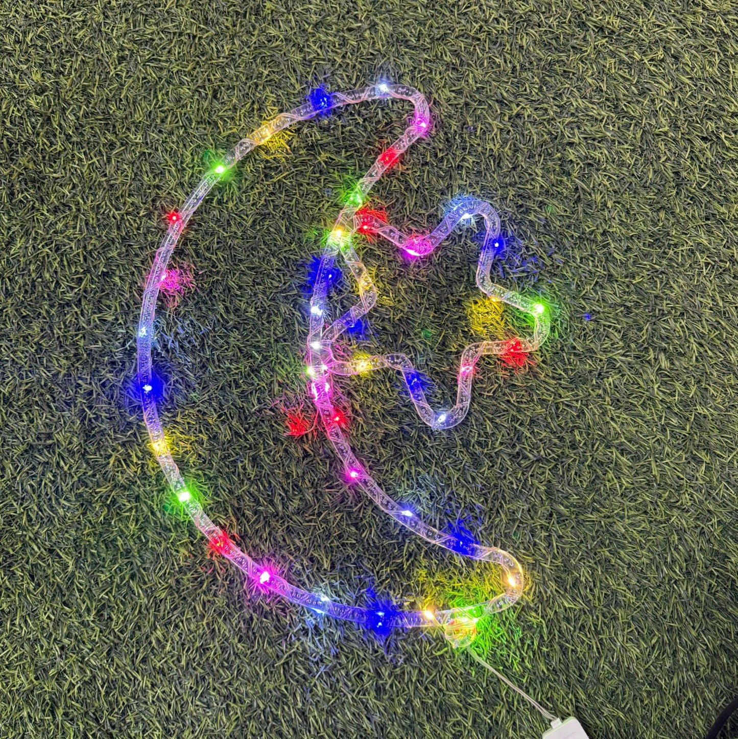 Figura Led 40x32cm acrílico figuras navideños multicolor CLSD286