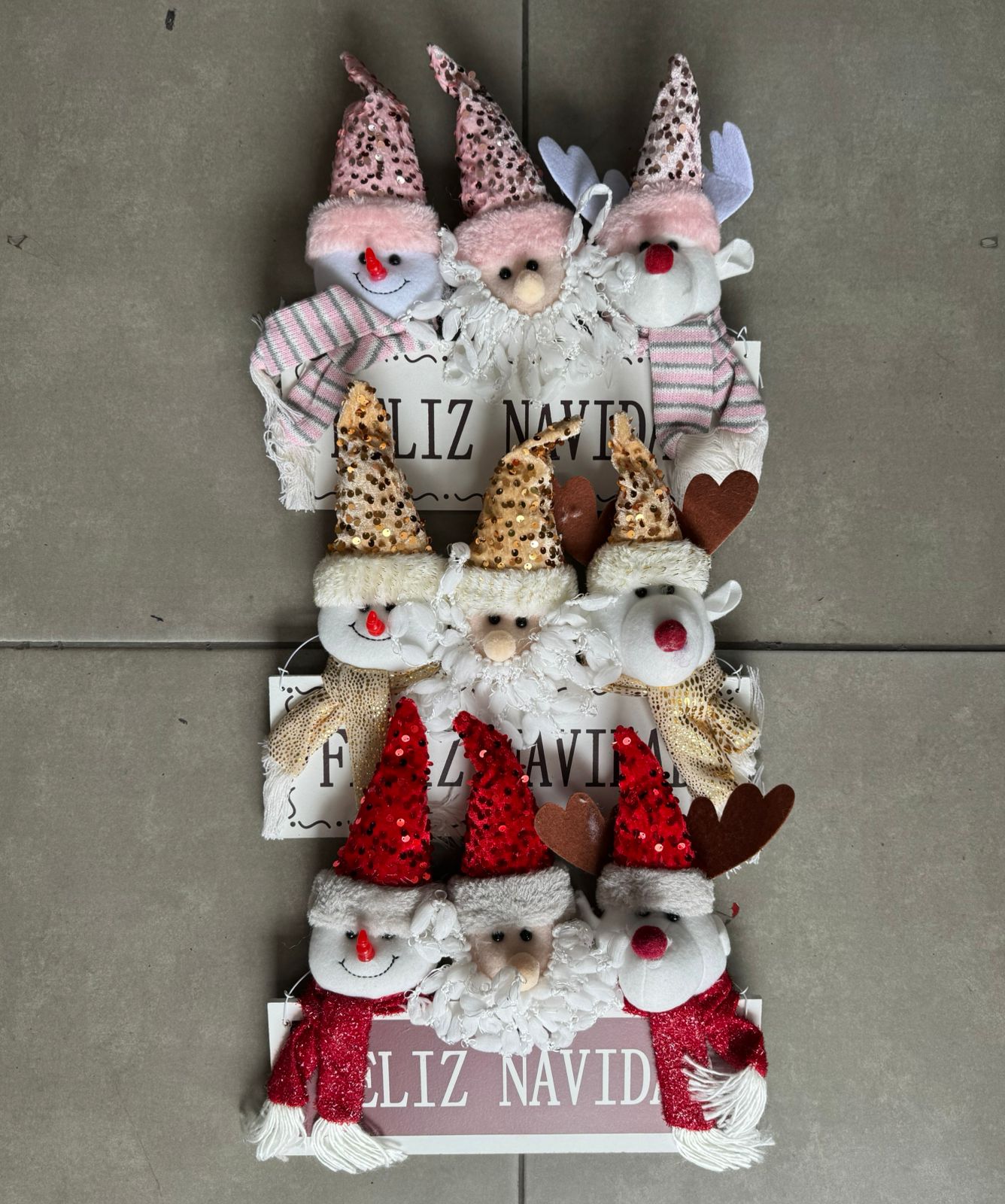 LETRERO FELIZ NAVIDAD MADERA 35cmx30cm MA-CR25GP-20