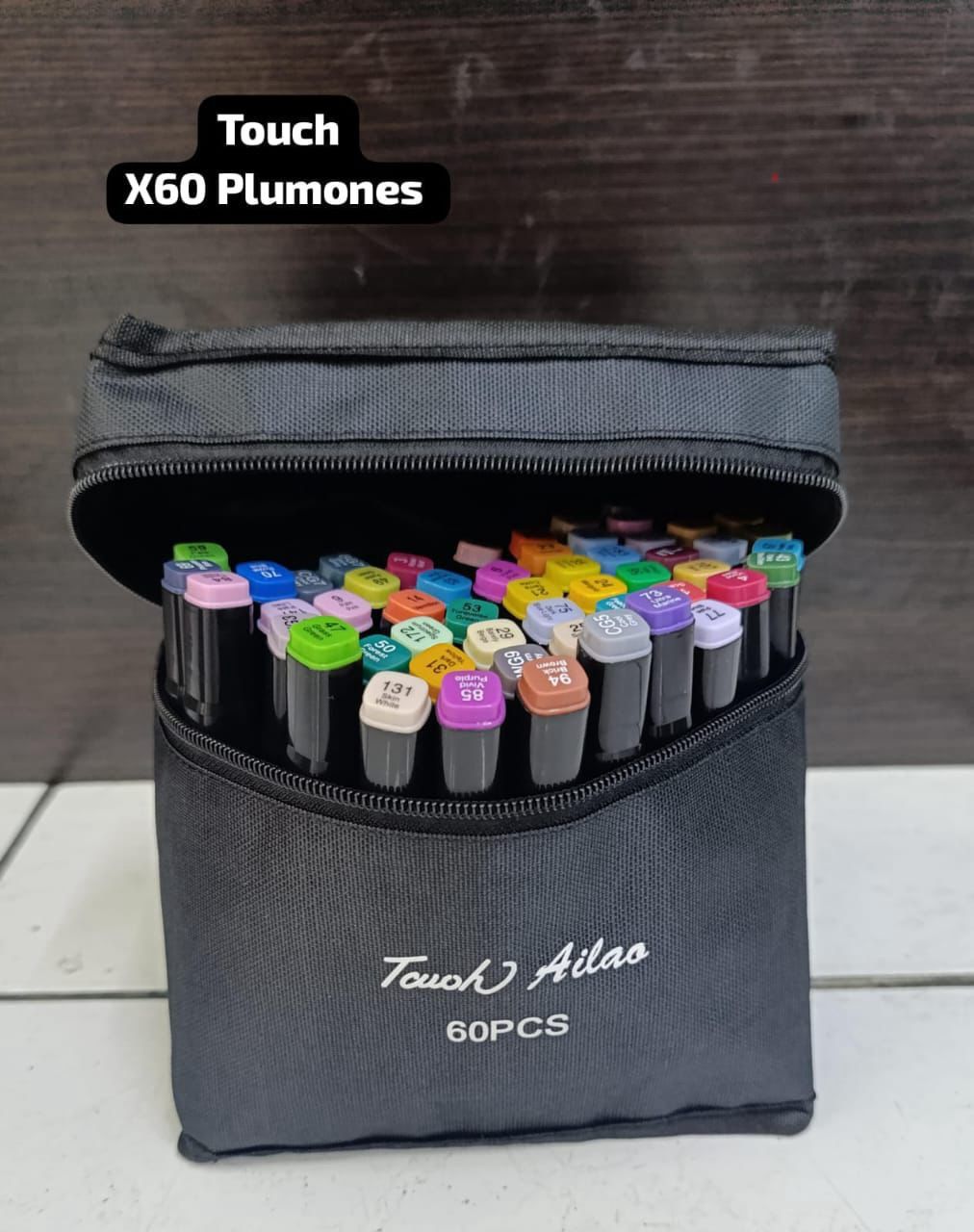 ESTUCHE DE PLUMONES TOUCH x60 CL-MKB-7