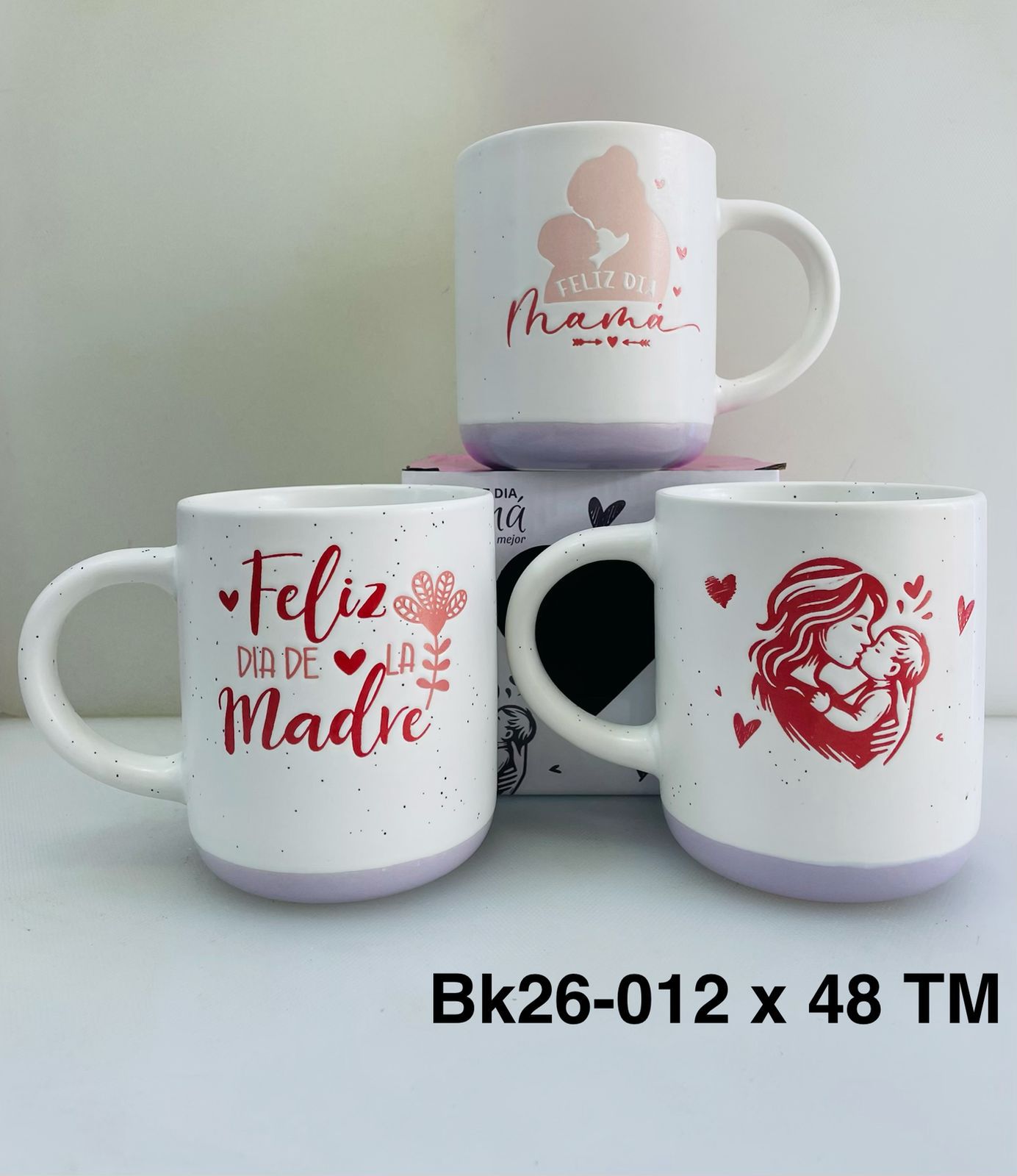 JARRO TAZA DÍA DE MAMÁ CAJA INDIVIDIAL BK26-012