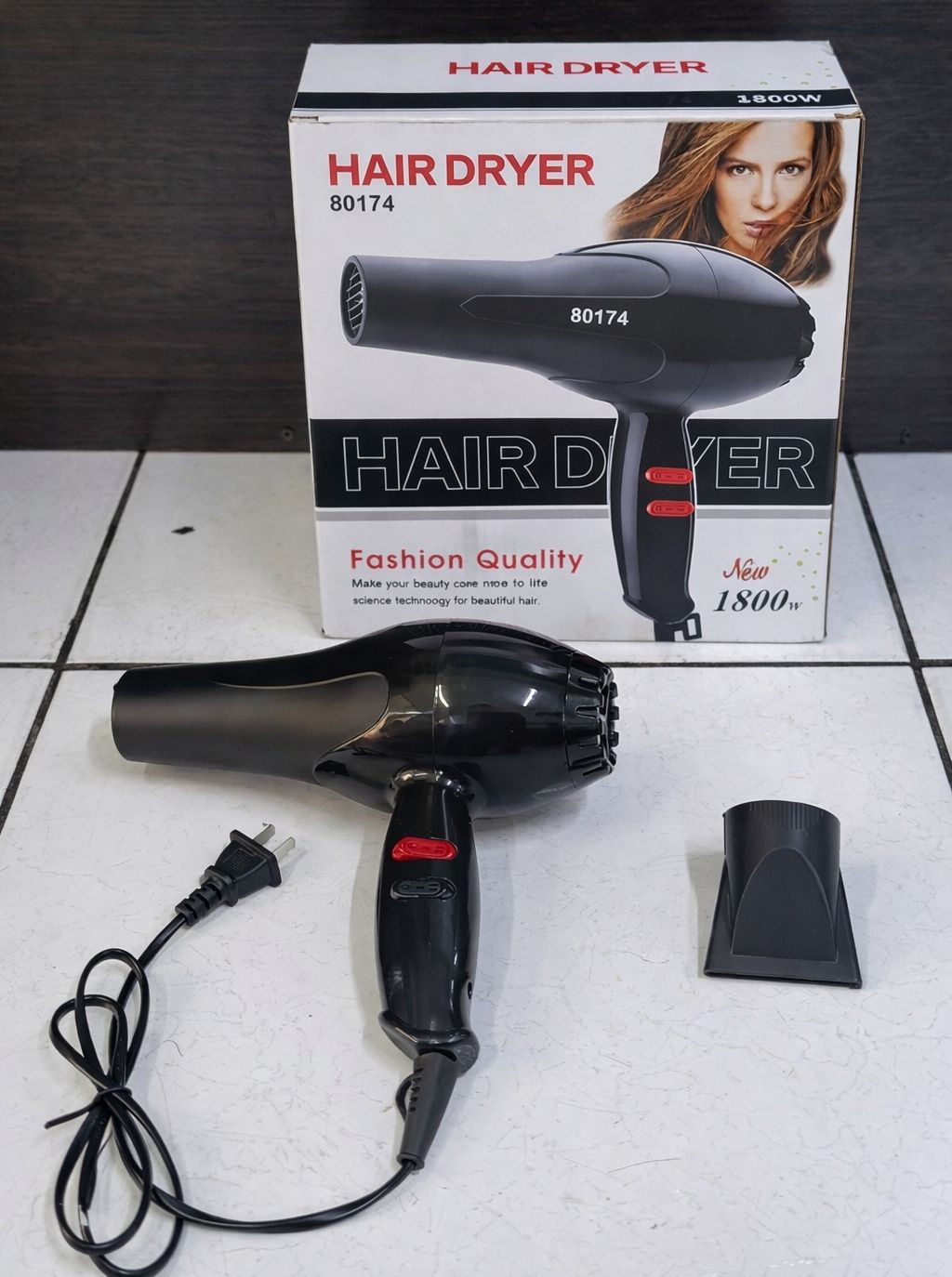 SECADORA PARA CABELLO FRIO\CALIENTE CL-80174