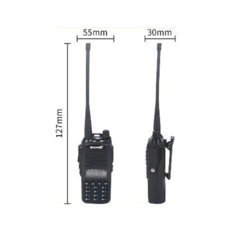 Radio de comunicación walkie talkie SANCI SC-DJ8082 (2 radios) alcance promedio 8km