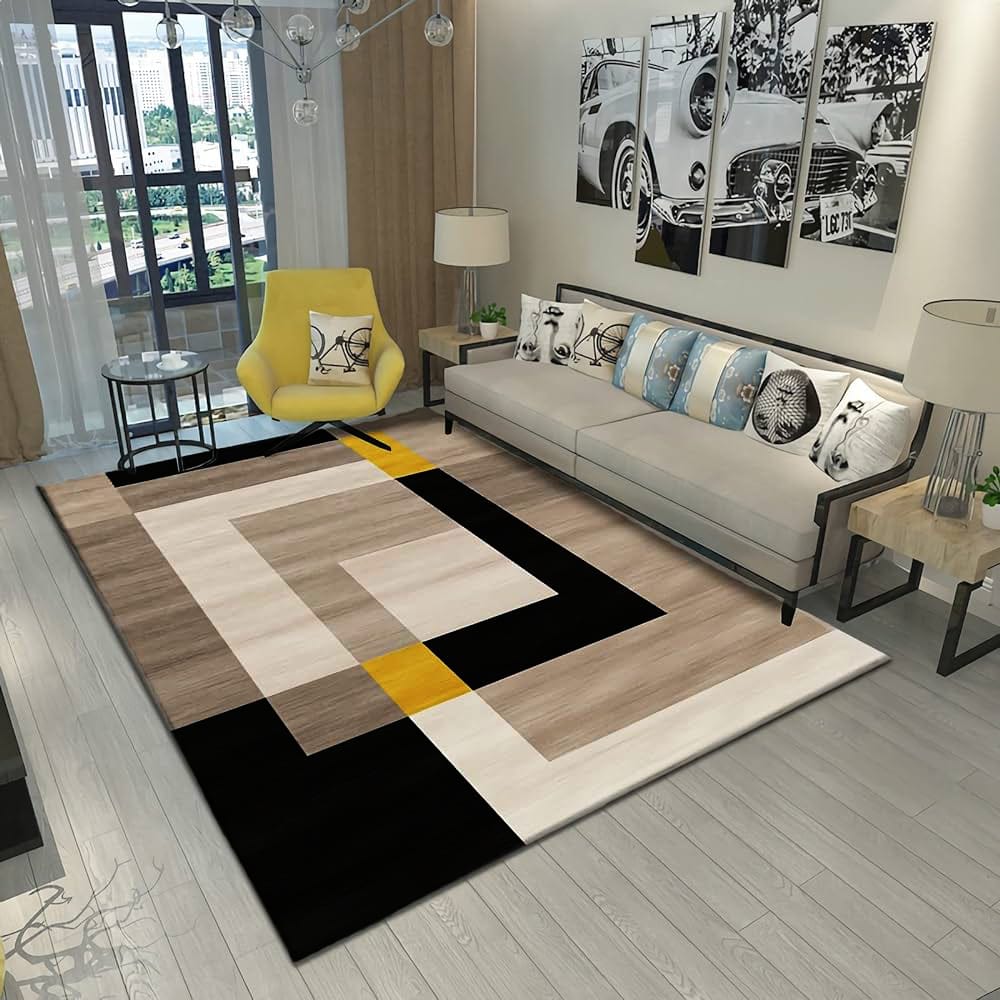 Alfombras antideslizantes de terciopelo 200x300cm borde reforzado