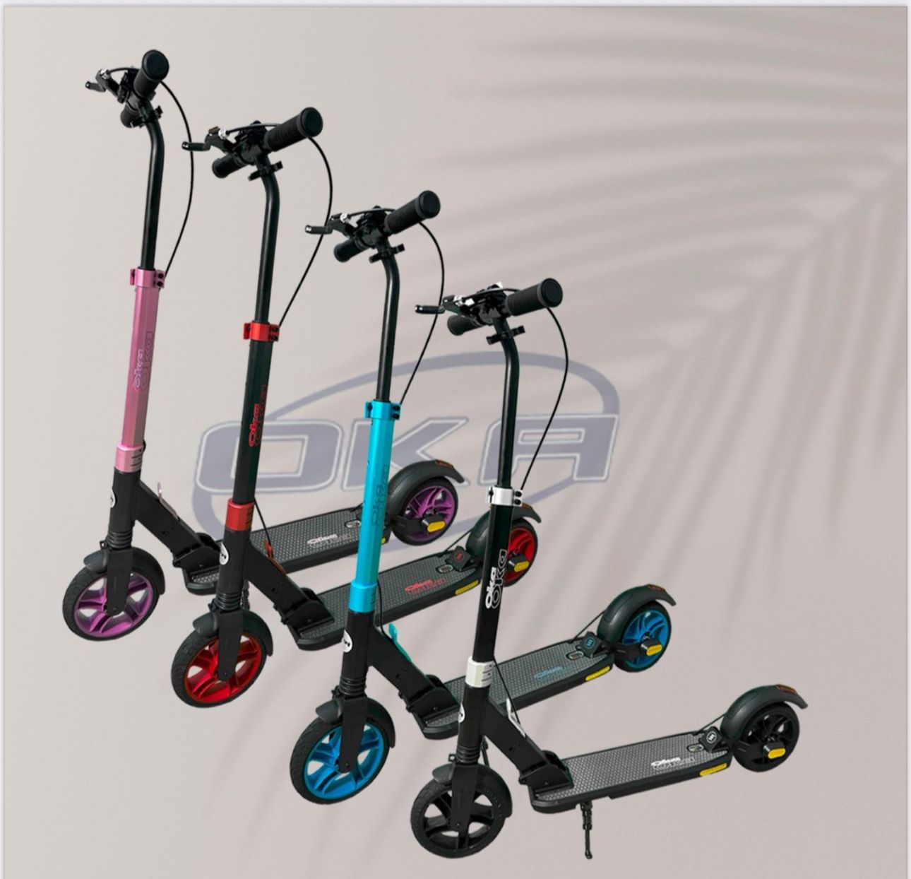 Scooter juvenil Lineal plegable de aluminio OK-57
