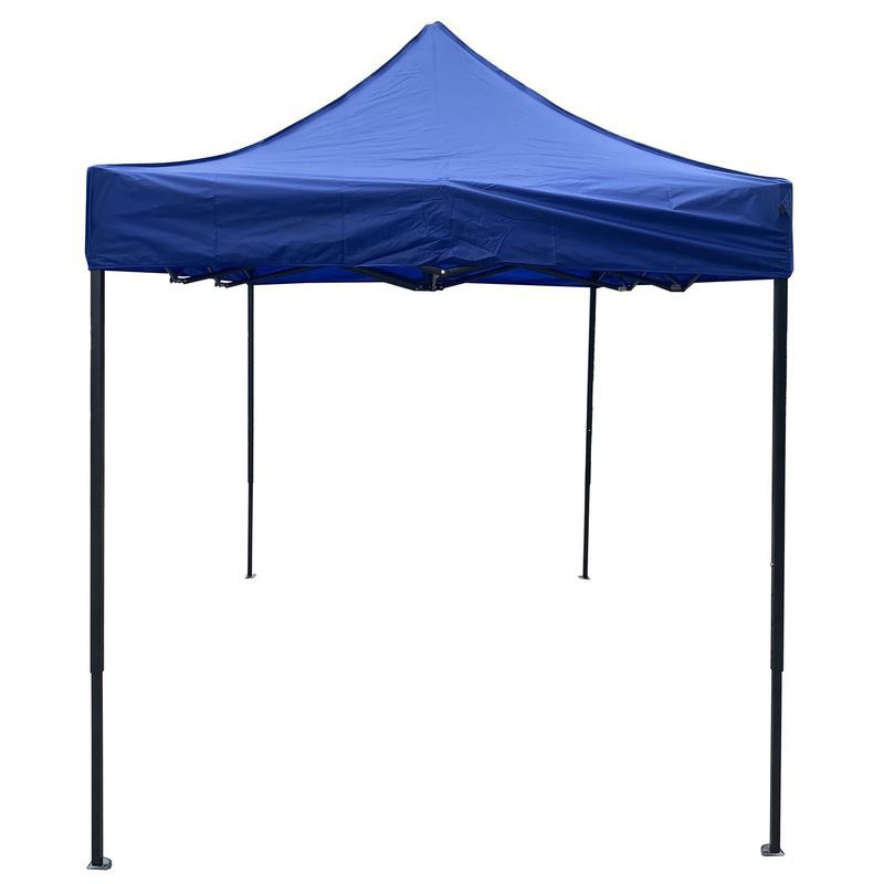 Carpa toldo plegable retráctil 2m x 2m metal galvanizado