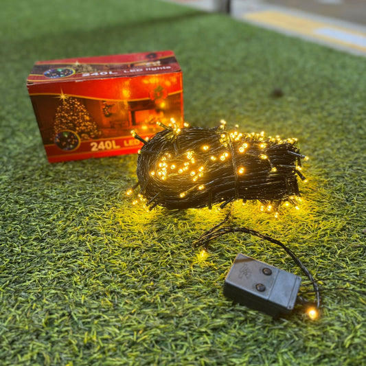 Luces lineales 50 metros en caja 240 LED color Dorado o multicolor