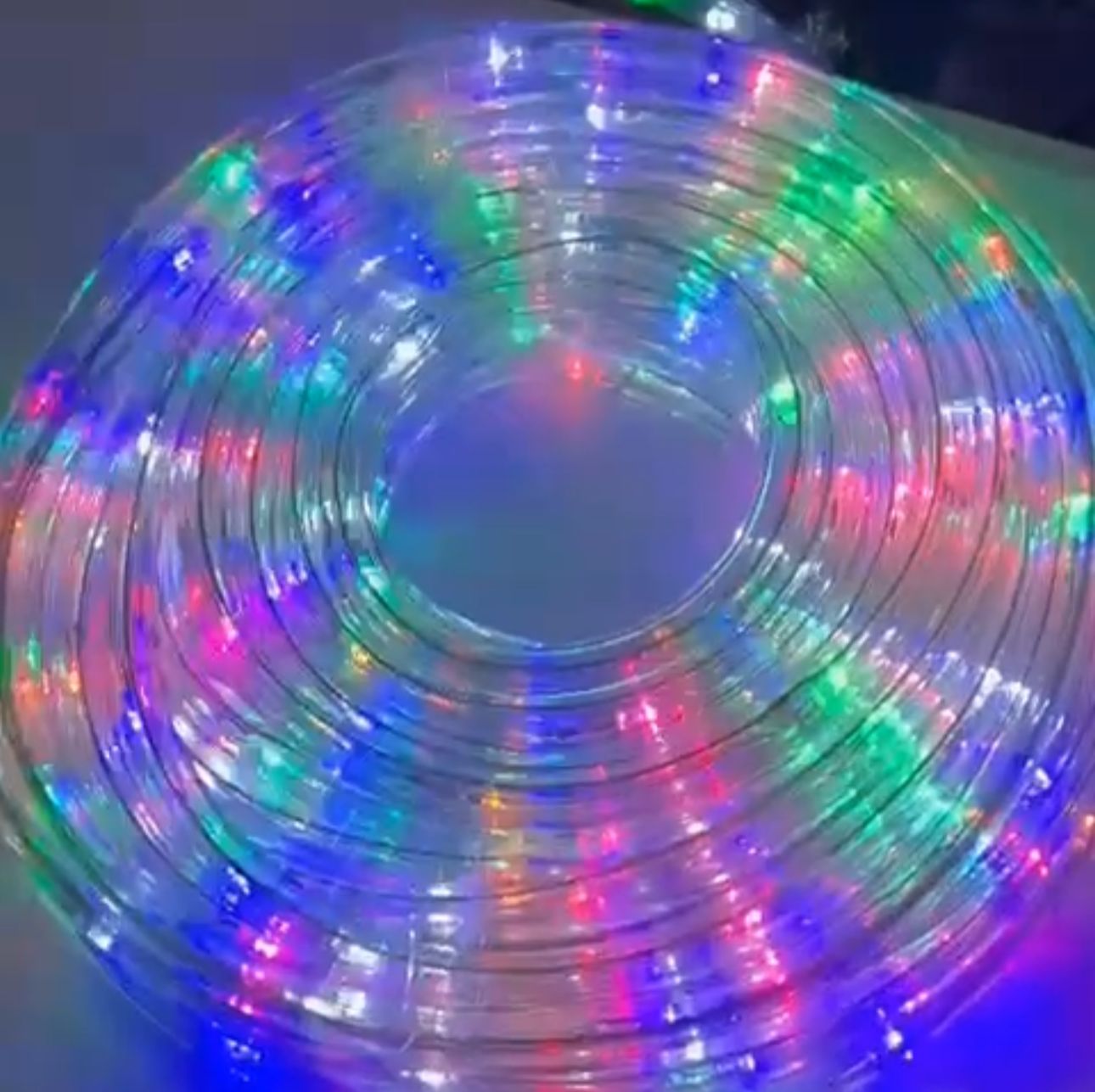 Manguera luz led 20 metros navidad DORADO O MULTICOLOR AULED552