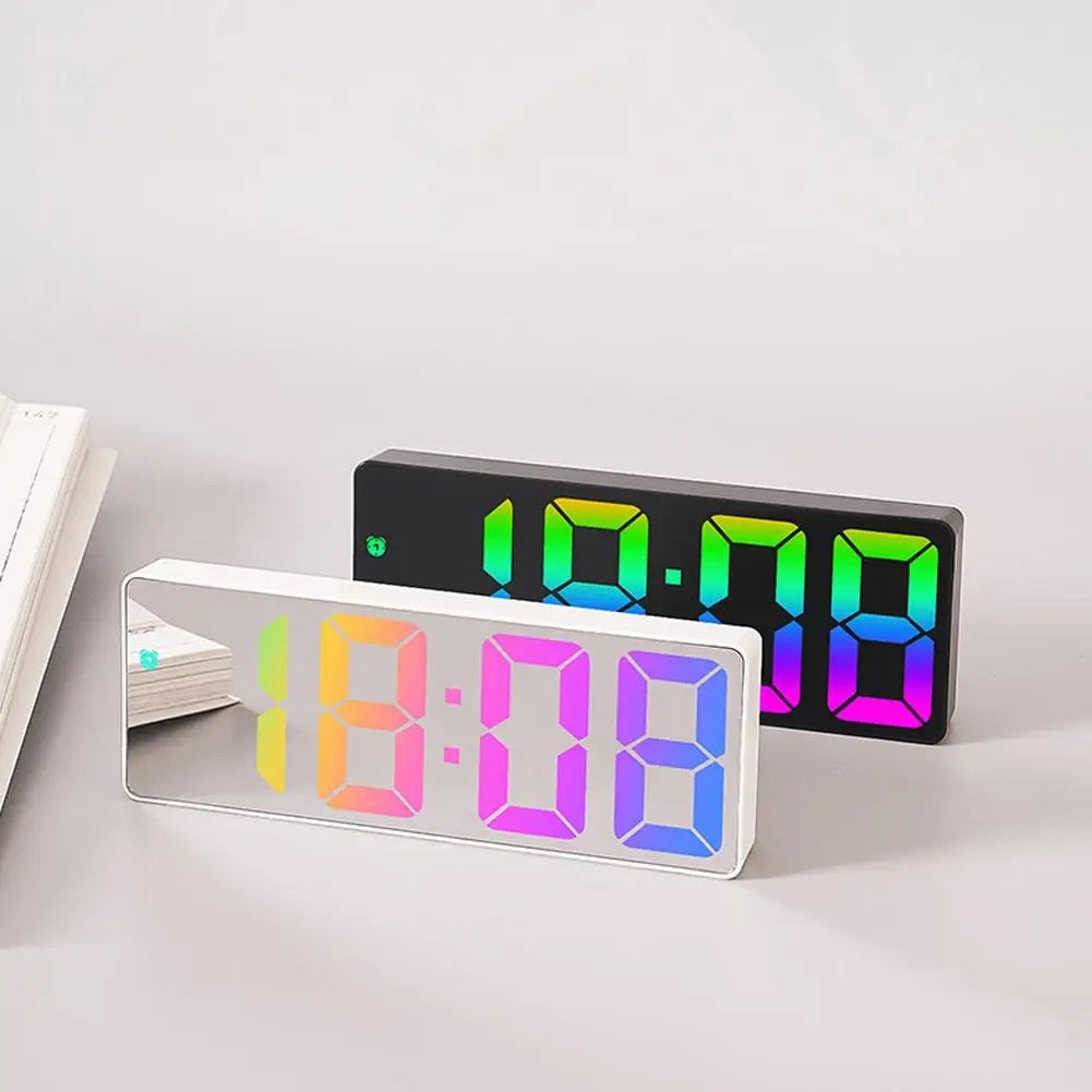 Reloj despertador LED pantalla colorida – Plaza Dragon