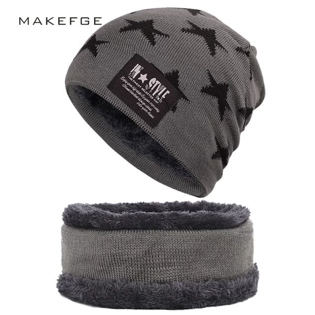 Gorro con cuellera Estrella unisex - SOLO POR MAYOR - 3 DOCENAS - Agotado