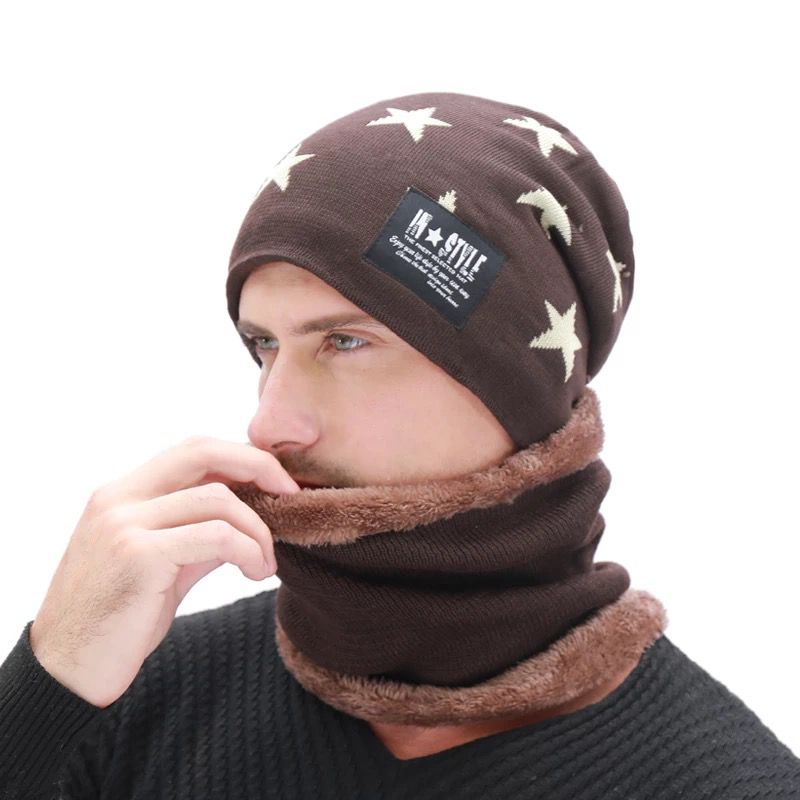 Gorro con cuellera Estrella unisex - SOLO POR MAYOR - 3 DOCENAS - Agotado