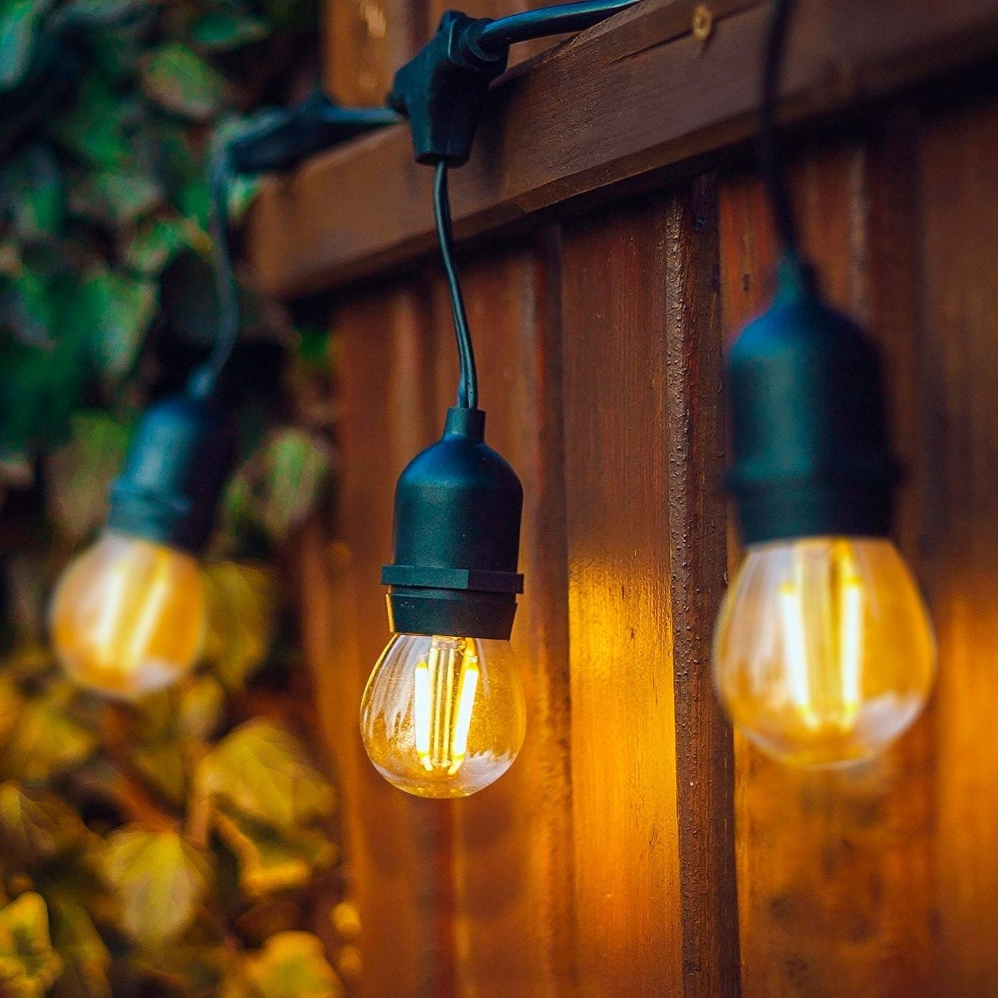 Guirnaldas led decorativas vintage para exteriores 10 metros con 20 Focos