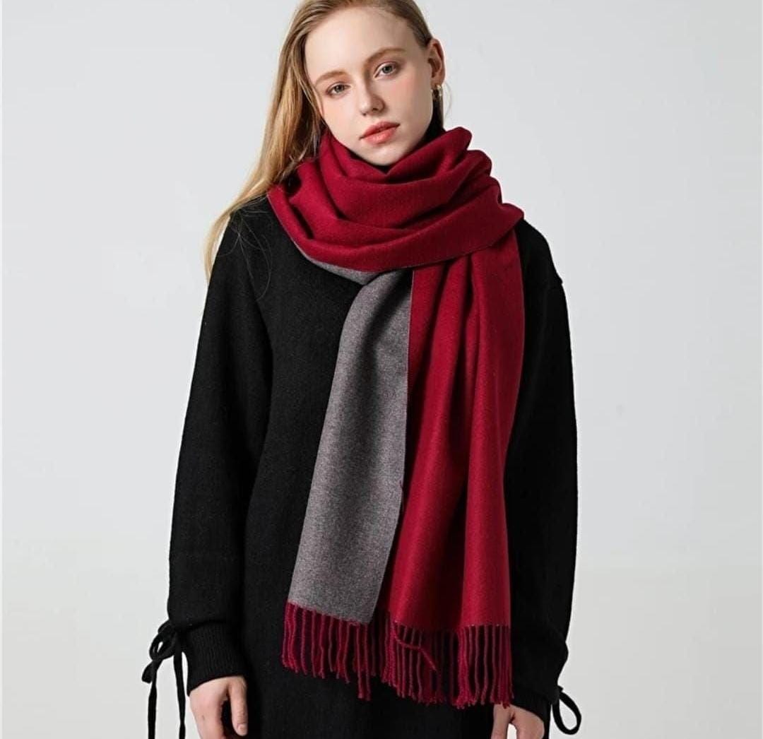 Chalina Bufanda Pashmina cashmere reversible