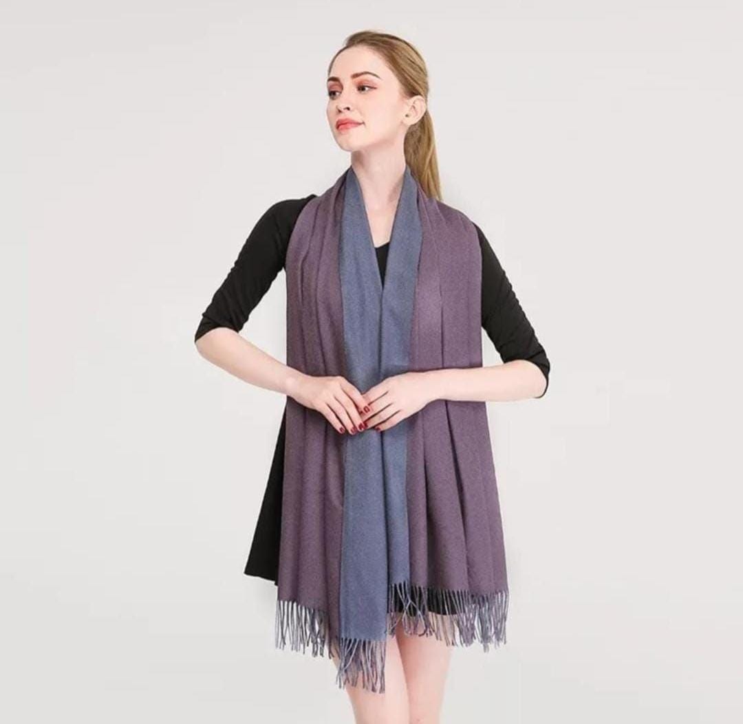 Chalina Bufanda Pashmina cashmere reversible