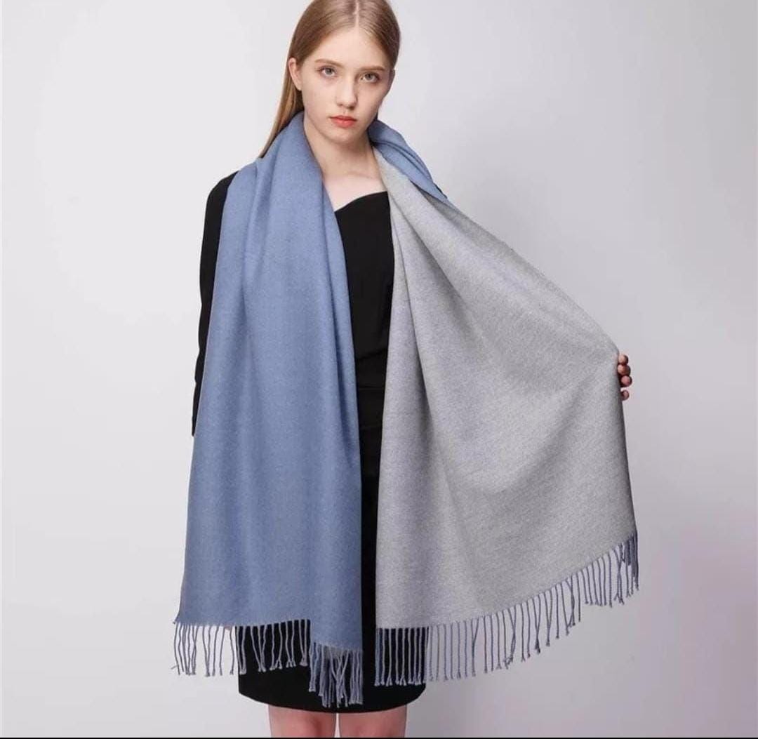 Chalina Bufanda Pashmina cashmere reversible