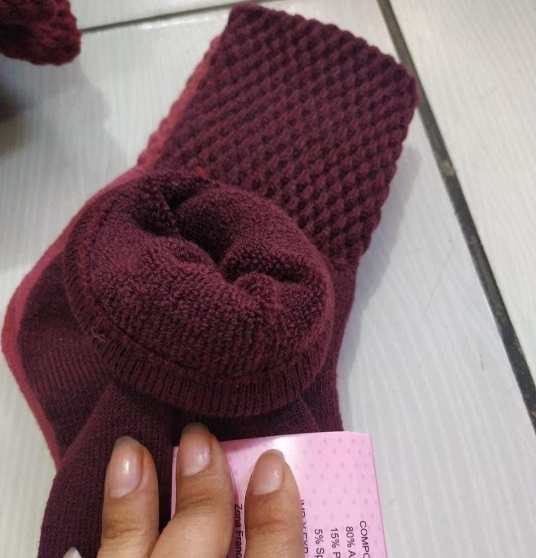 Medias calcetines de dama TERMICAS