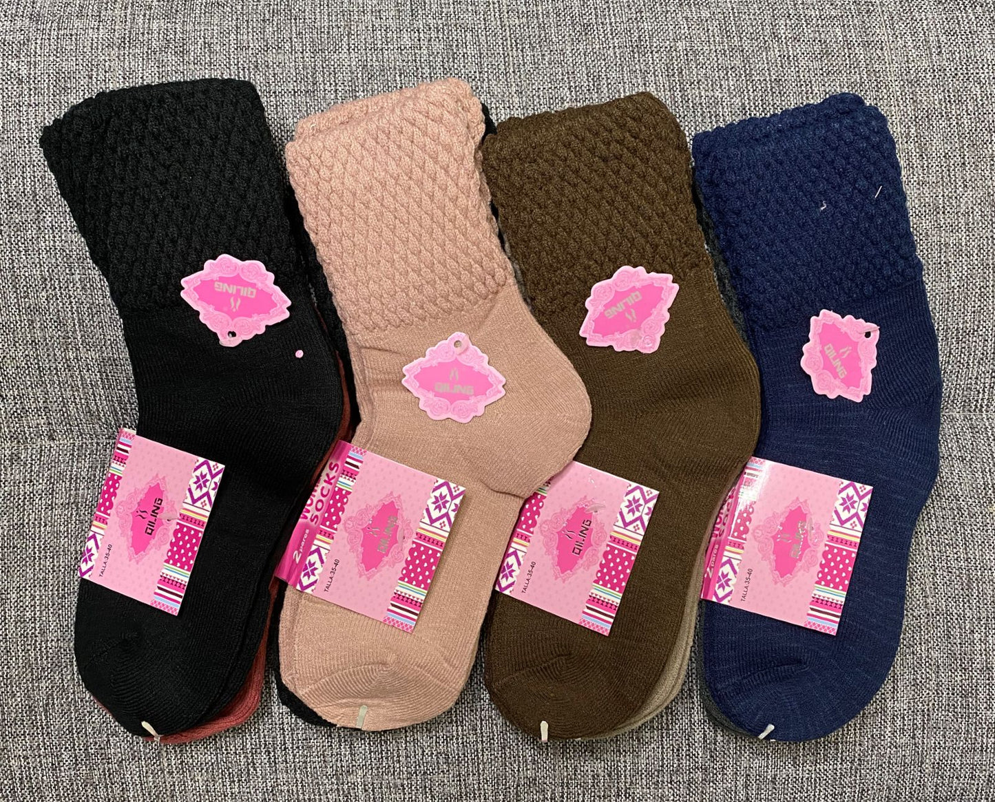 Medias calcetines de dama TERMICAS