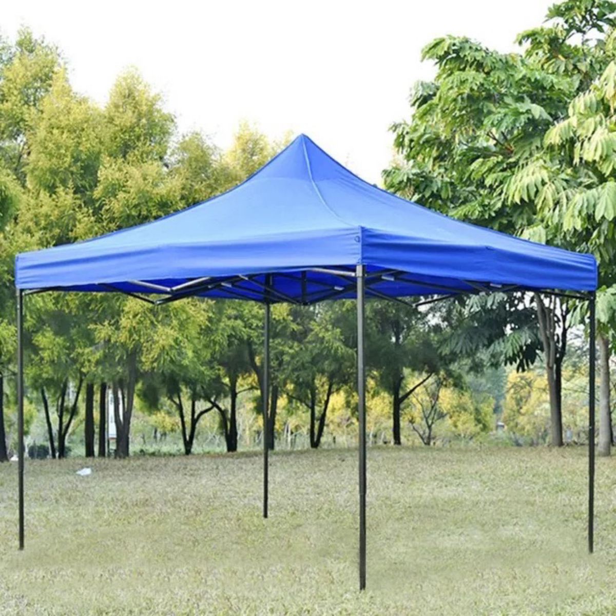 Carpa toldo plegable retráctil 3m x 3m metal galvanizado