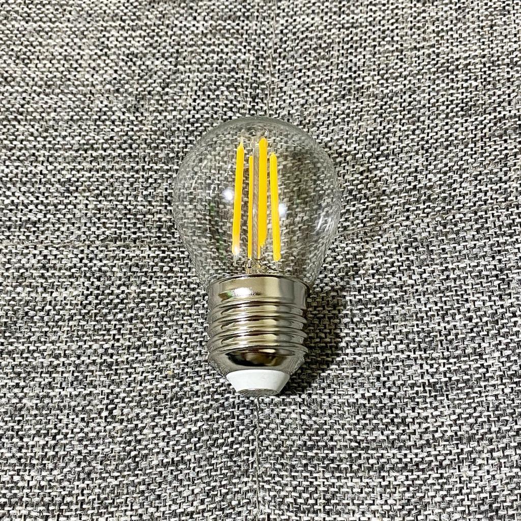 Foco 4 watt G45 pavonado cálido vintage Led