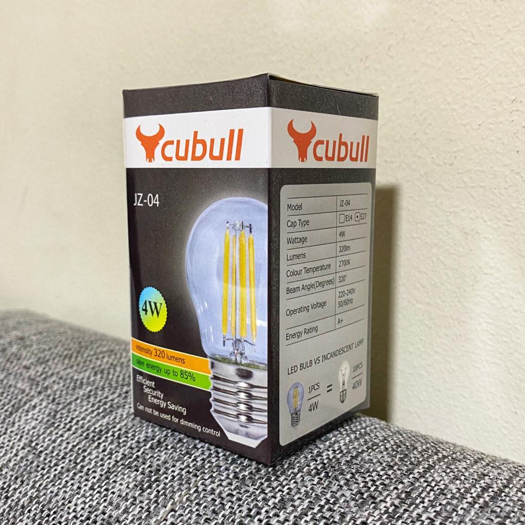 Foco 4 watt G45 pavonado cálido vintage Led