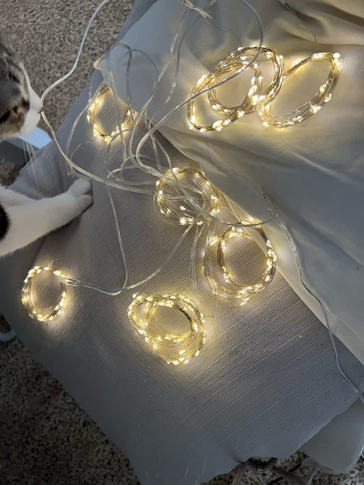 Luces tipo cortina con control remoto 3MX3M tipo alambre/HADA dorado entrada USB SNSD12033