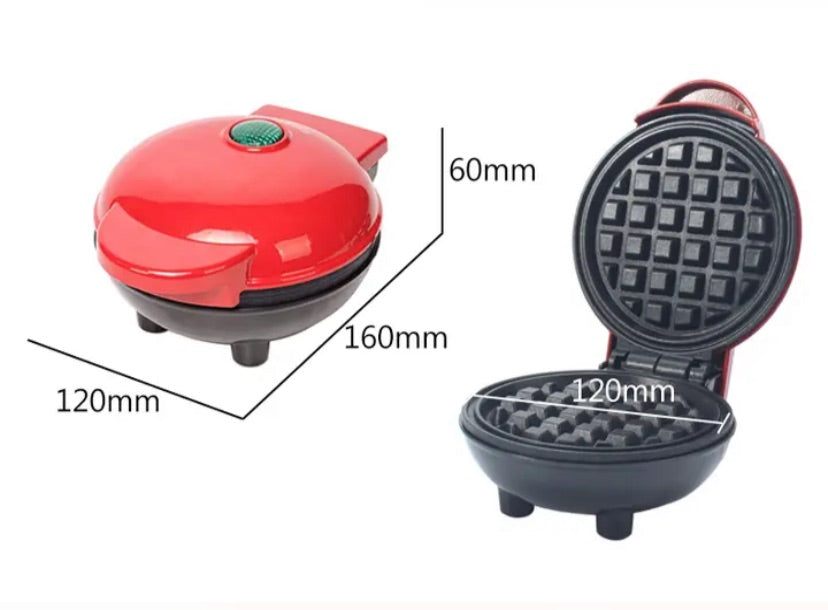 Waflera mini antiadherente eléctrica