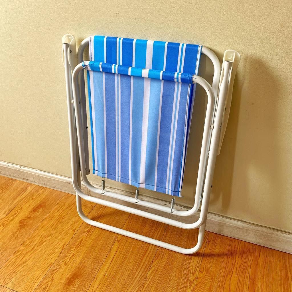 Silla plegable ligera multiusos portátil playa metal THY100