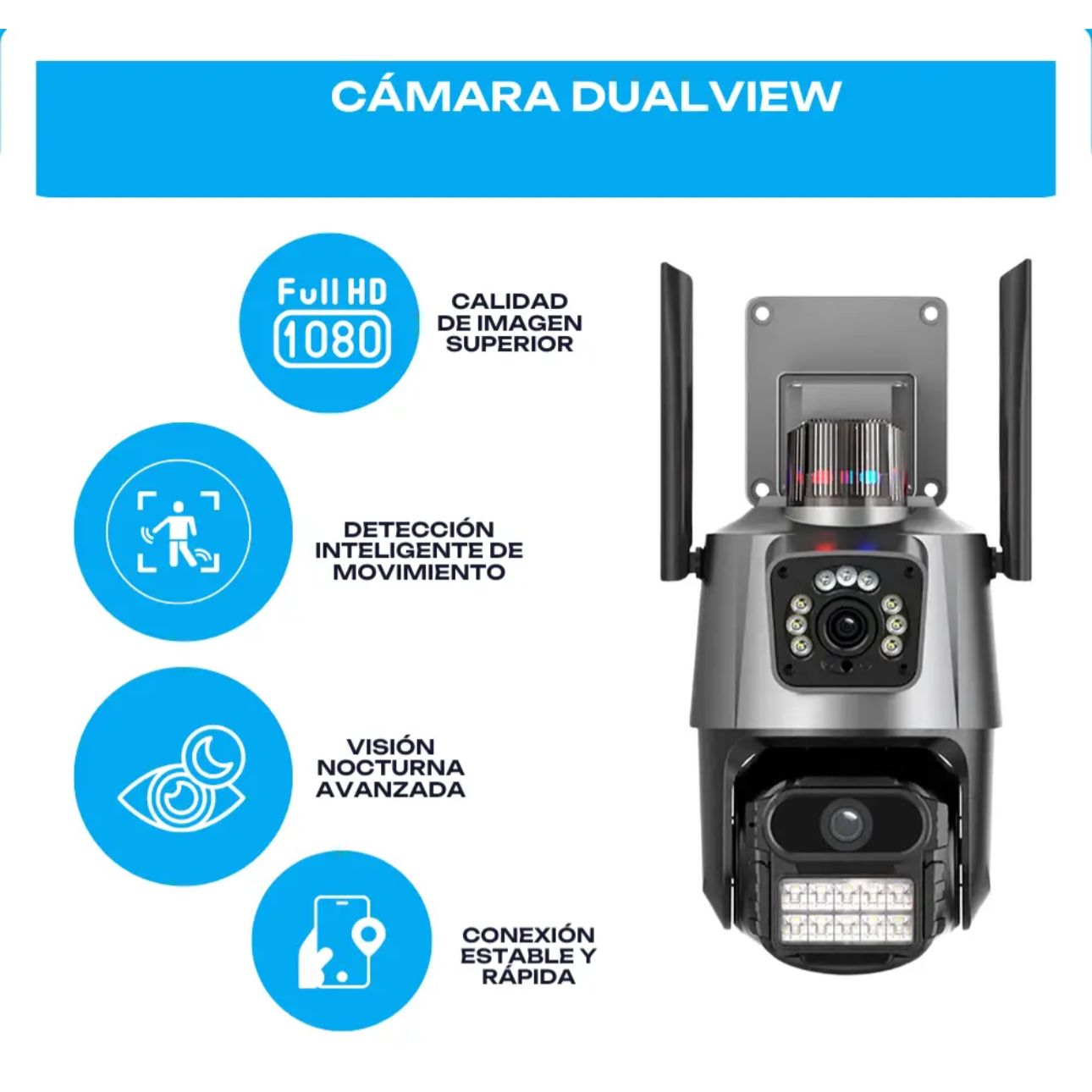 Cámara IP doble lente P11-QQ6-3K
