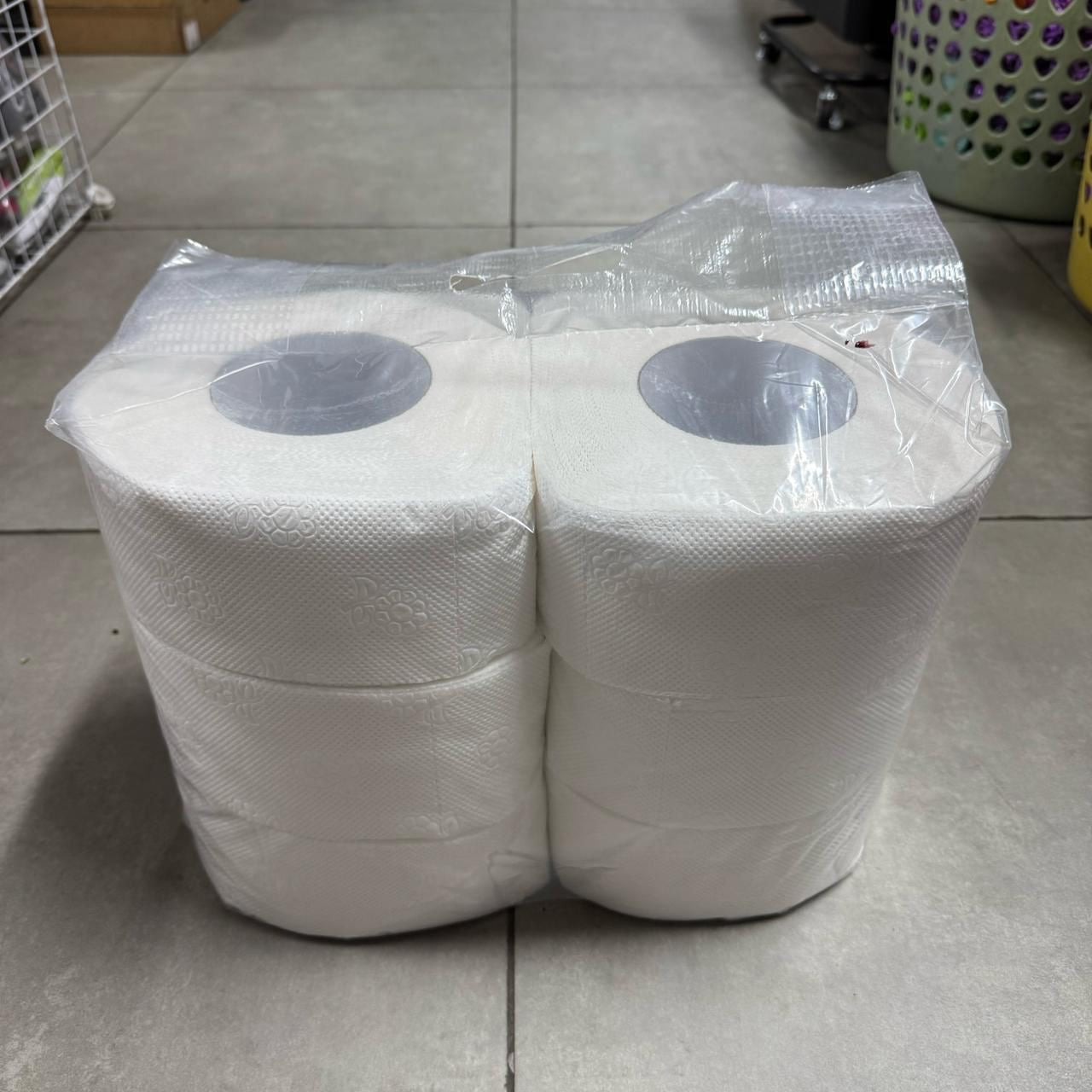 Papel higiénico institucional doble hoja paquete x 6
