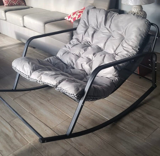 Sillón mecedora acolchonado tamaño extra grande