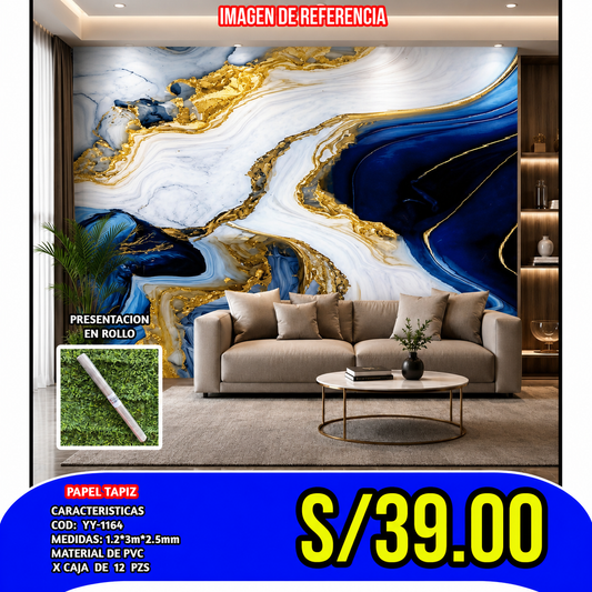 PEGATINA DECORATIVA AUTOADHESIVA COD:YY-1164  GROSOR 2.0MM MEDIDA 120x300CM