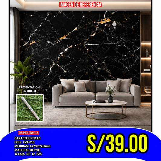 PEGATINA DECORATIVA AUTOADHESIVA COD:CZT-010  GROSOR 2.0MM MEDIDA 120x300CM