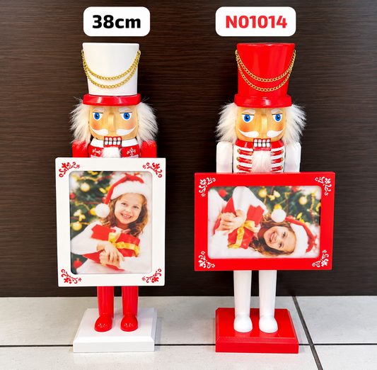 Cascanueces soldados de madera Altura 38CM decoración de navidad CL_NO1014