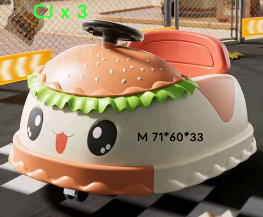 Carrito a batería recargable para niño(a)s con bluetooth y control remoto