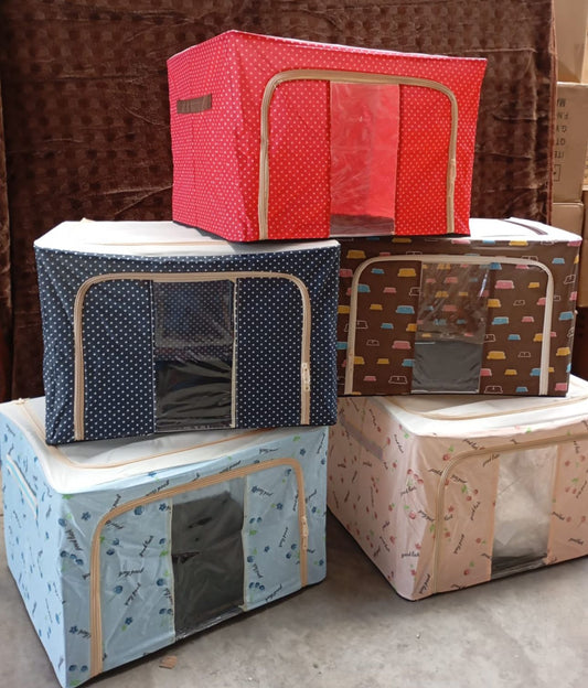 Caja organizadora de ropa o almacenamiento multifuncional 30x40x50cm plegable