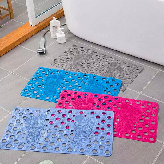 Piso de ducha antideslizante jebe baño 33x63cm YL-256