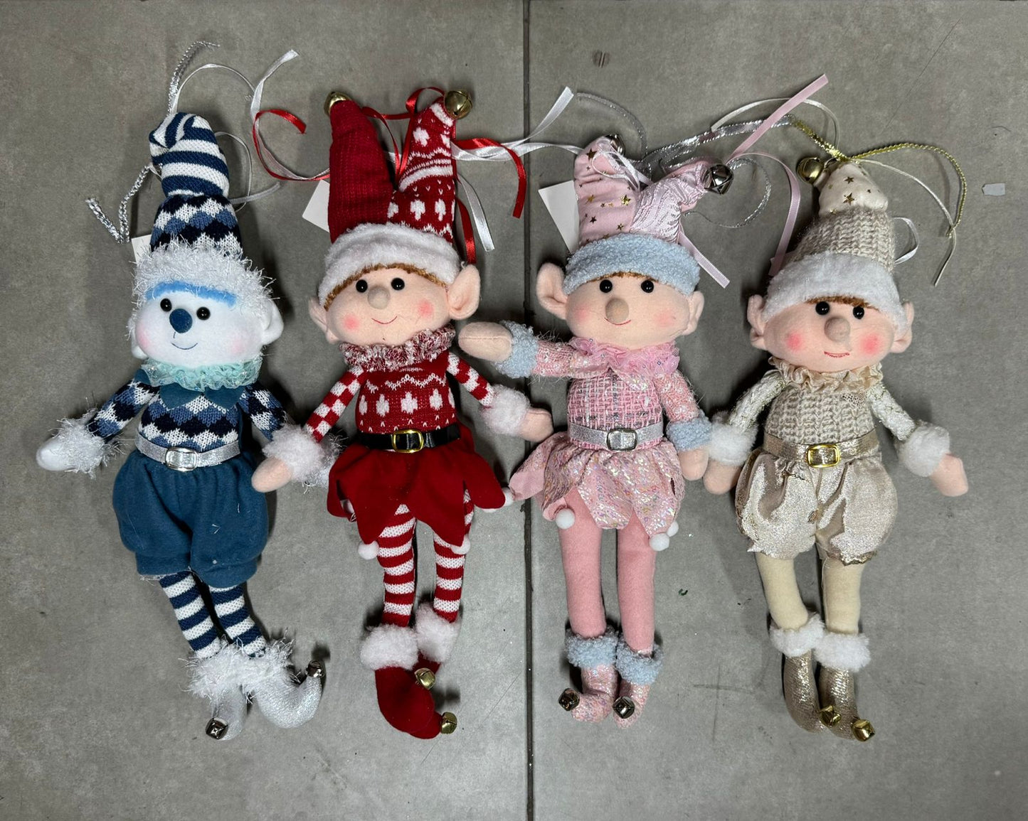 DUENDE NAVIDEÑOS VARIOS ARLEQUINES 40CM MA-H25211AB